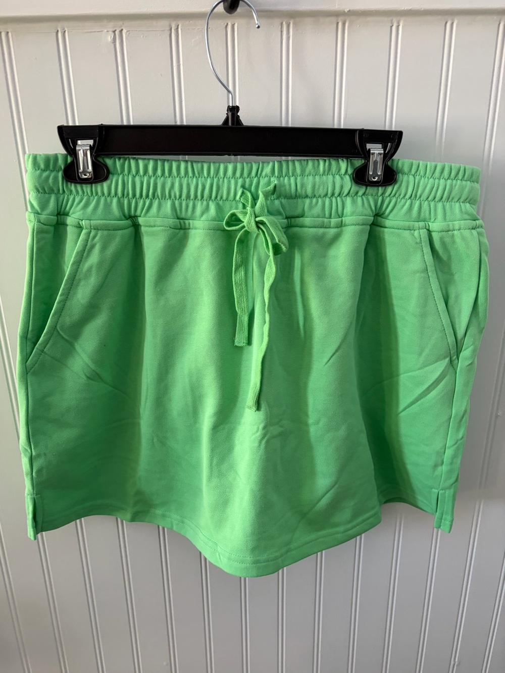 Women’s Casual Drawstring Skorts in Bright Green